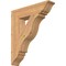 Ekena Millwork Funston Traditional Smooth Bracket, Western Red Cedar, 5 1/2"W x 26"D x 30"H BKT06X26X30FST01SWR - alternate 1
